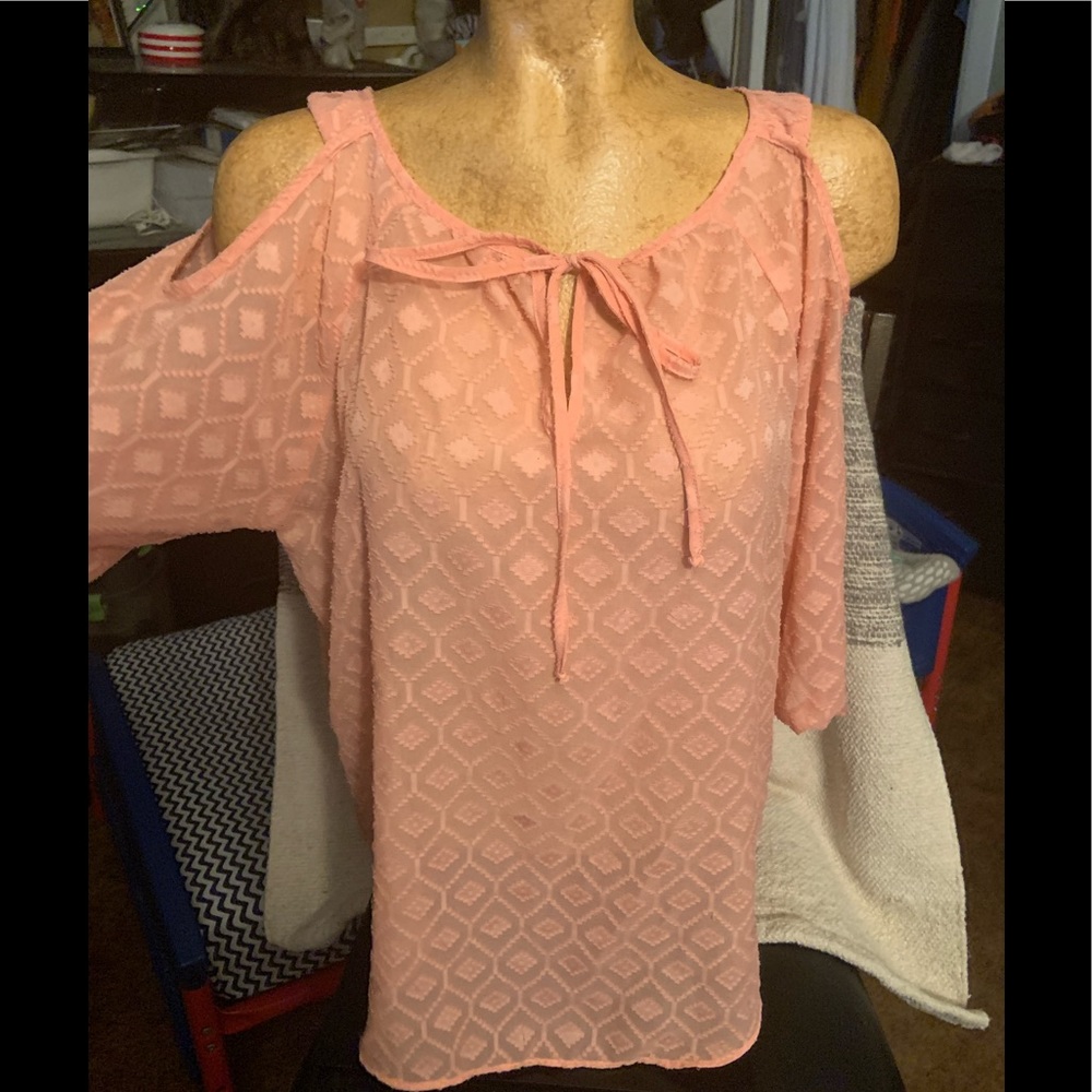Maurice’s open/cold shoulder top